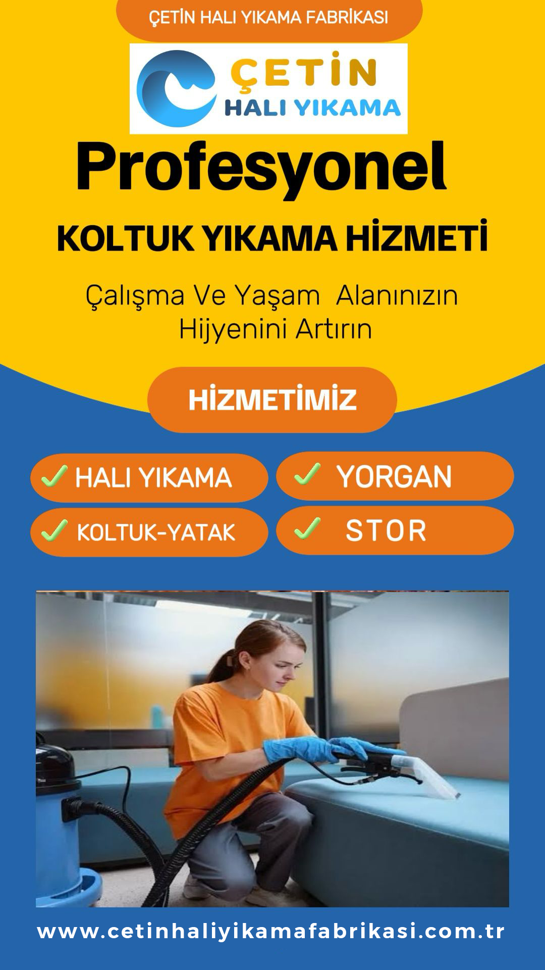 Profesyonel Koltuk Yıkama